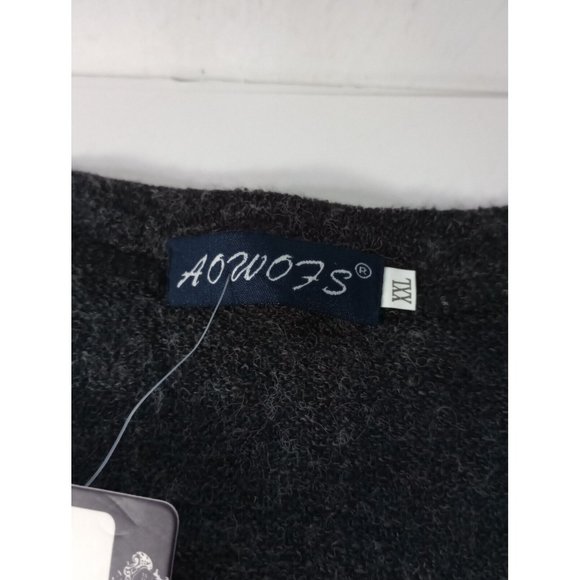 AOWOFS Juniors V Neck Shirt Long Sleeve Shirt Size 2XL Lightweight NWT - Picture 3 of 8